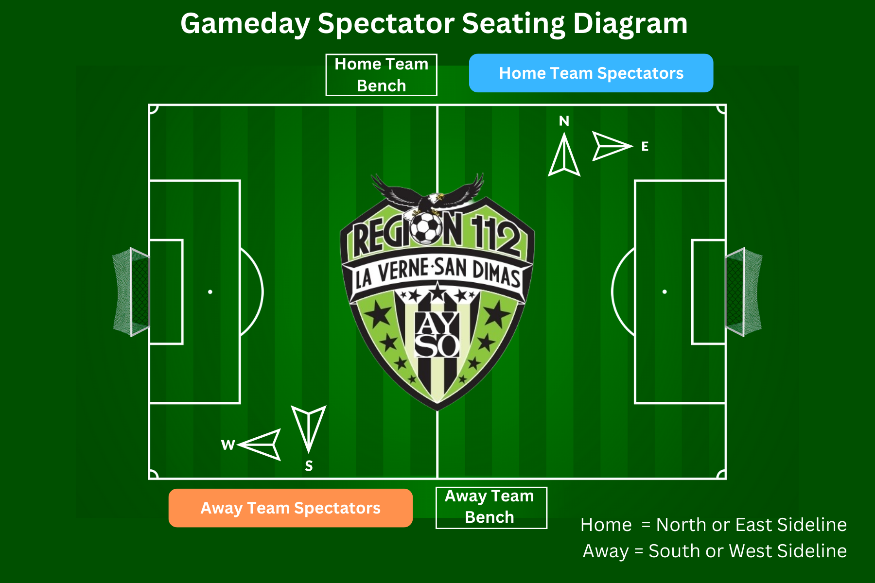 Gameday Seating Diagram